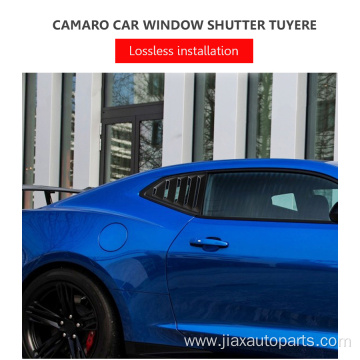 Car window decorative shutters Camaro side air outlet